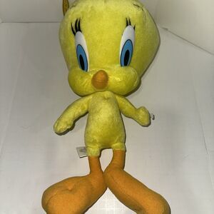 NWOT 2001 Looney Tunes Tweety Bird 12" plush Nanco Warner Brothers